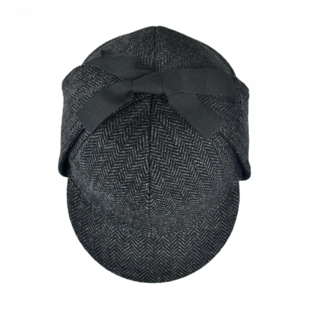 Sherlock Holmes Herringbone Wool Blend Hat - Image 4