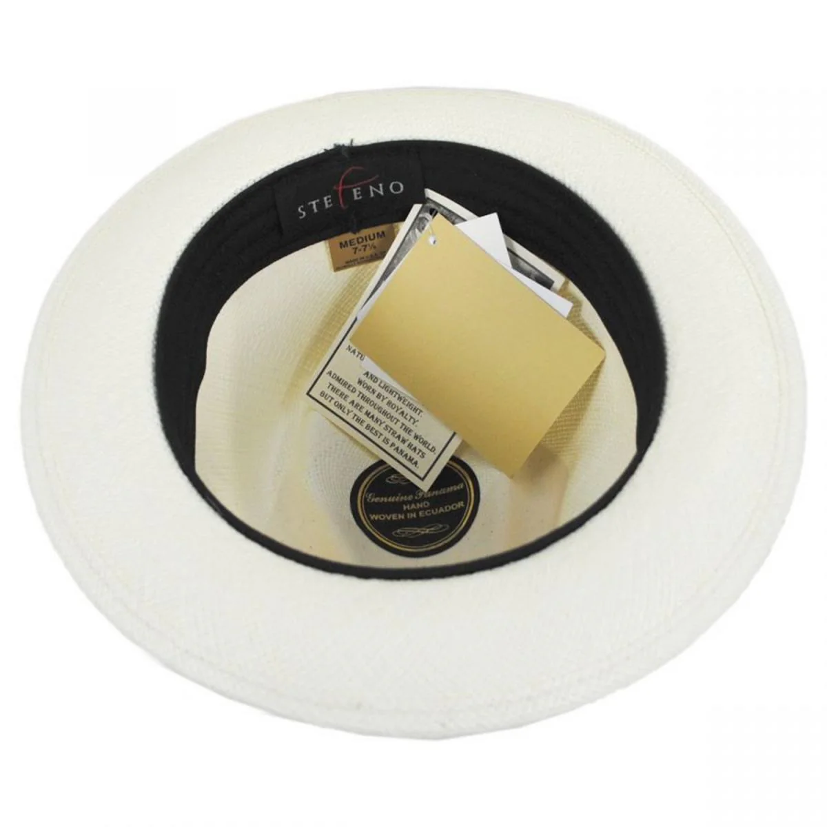 Skip Panama Straw Fedora Hat - Image 4