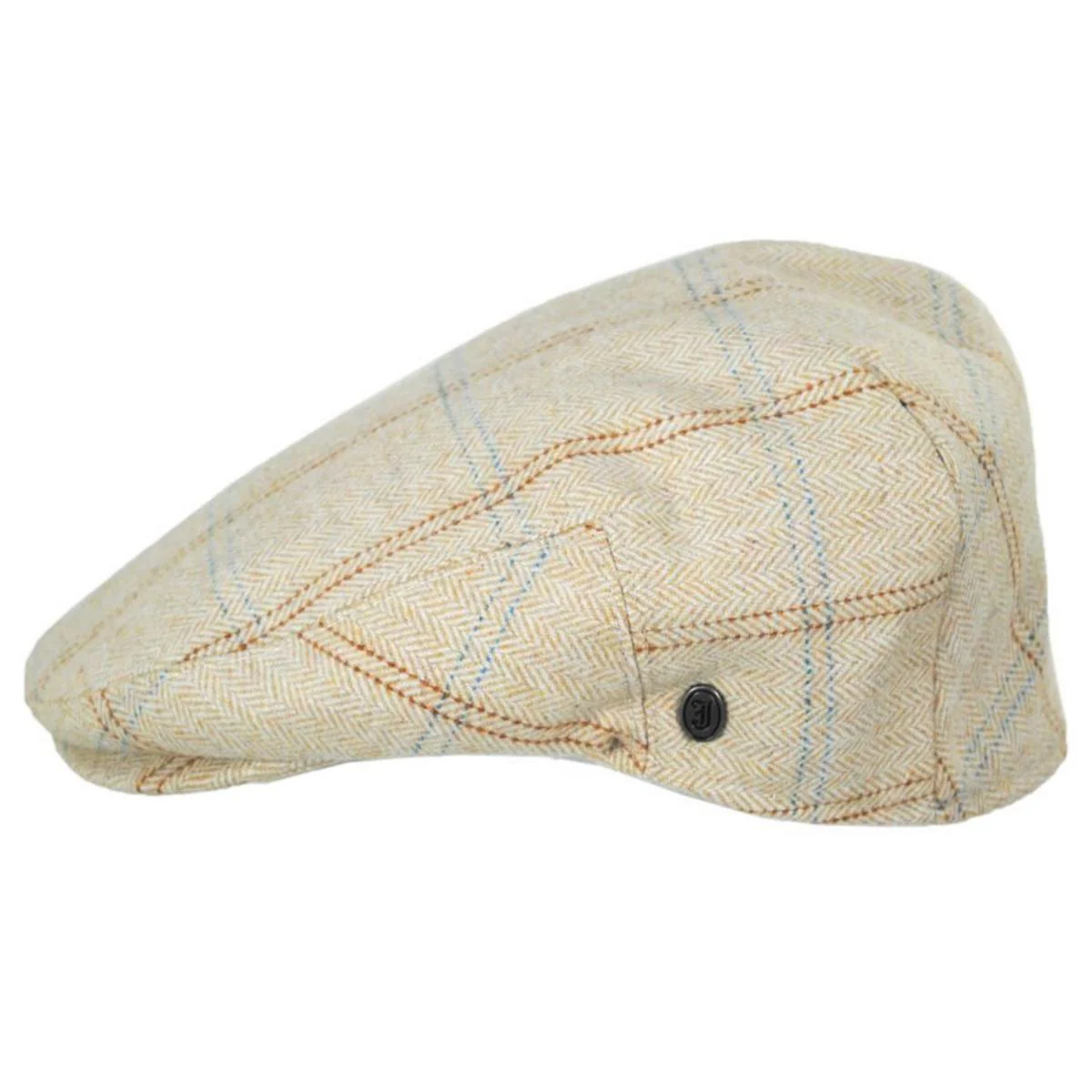 Skyline Herringbone Overcheck Wool Blend Ivy Cap - Image 4