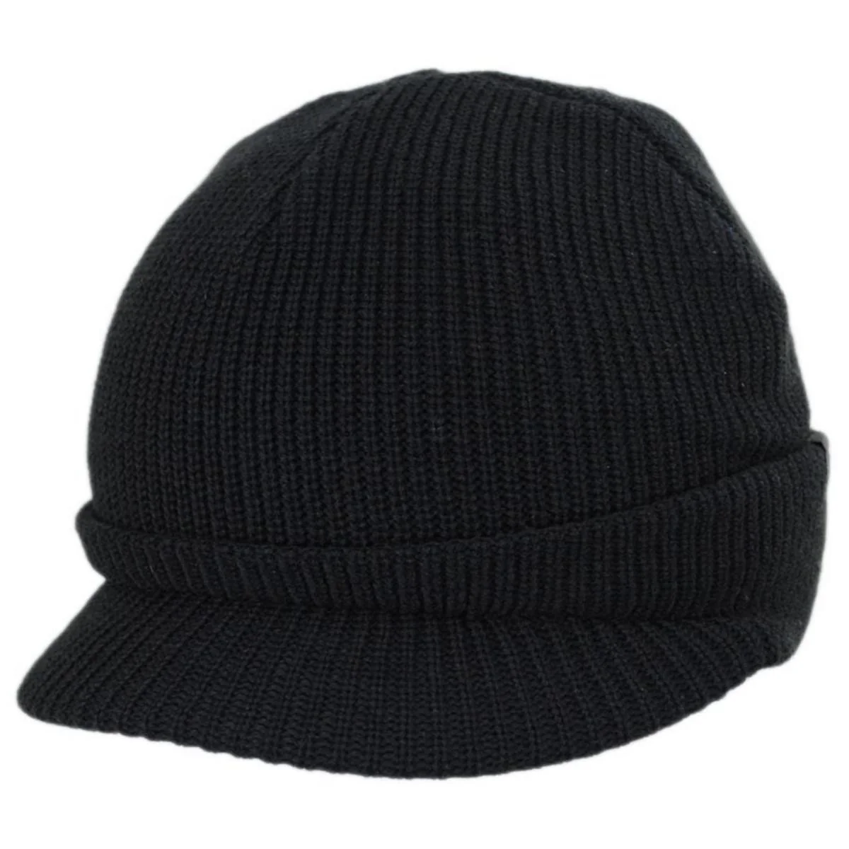 Sliced Peak Billed Beanie Hat