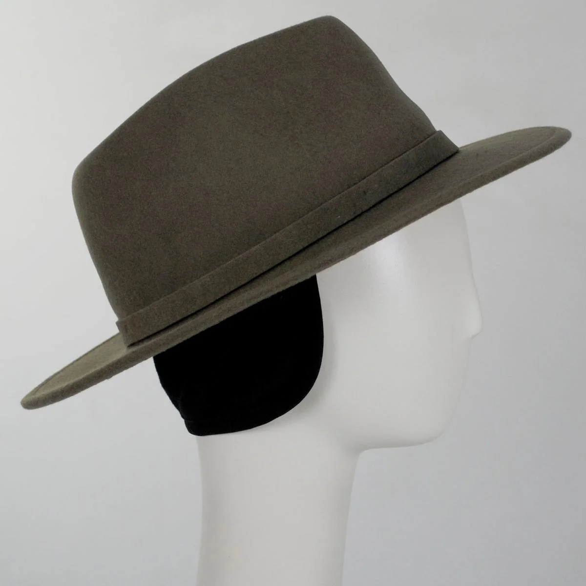 Slope Earflap Wool Felt Fedora Hat - Image 10