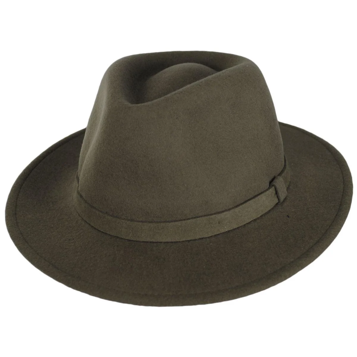 Slope Earflap Wool Felt Fedora Hat - Image 6