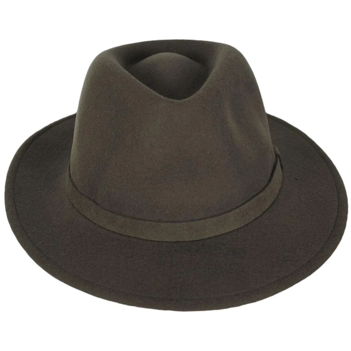 Slope Earflap Wool Felt Fedora Hat - Image 7