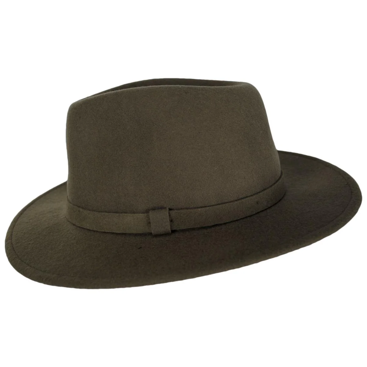 Slope Earflap Wool Felt Fedora Hat - Image 8