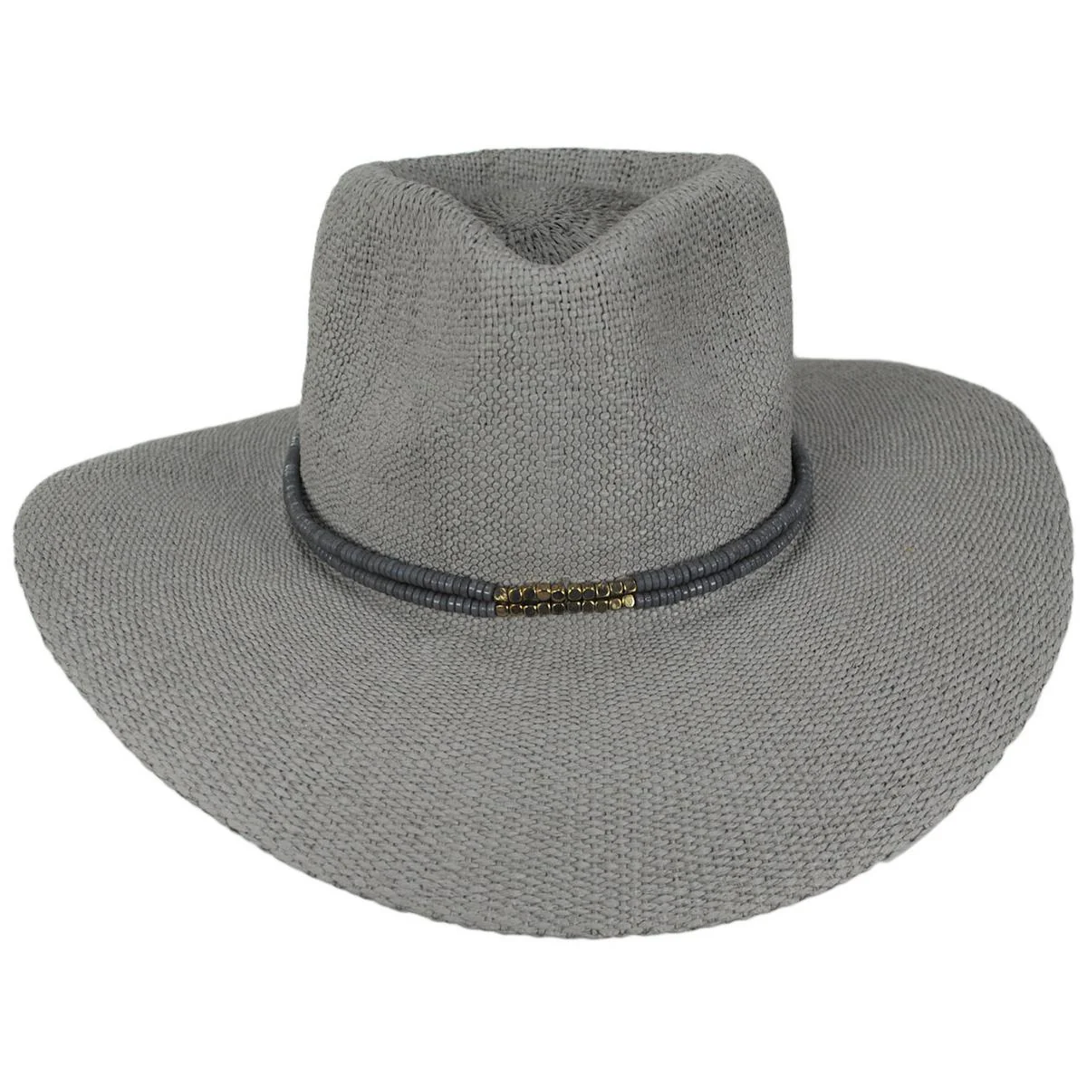 Smokey Bangora Straw Fedora Hat - Image 3