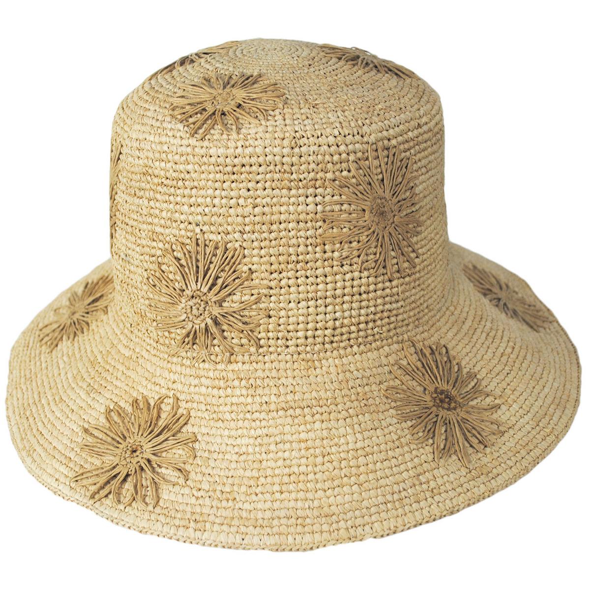 Sol Raffia Straw Bucket Hat - Image 15