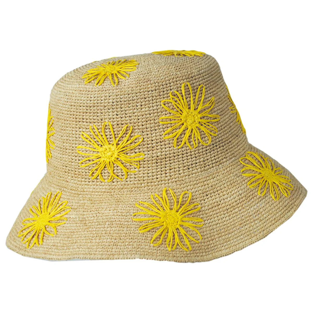 Sol Raffia Straw Bucket Hat - Image 4