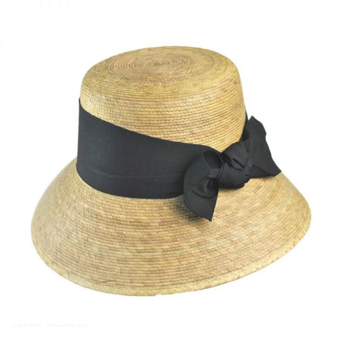 Somerset Palm Leaf Straw Cloche Hat