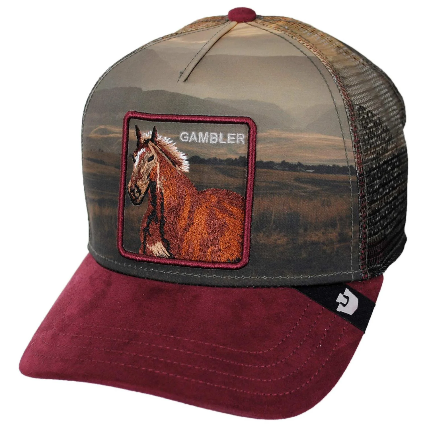 Stallion In The Element Mesh Trucker Snapback Baseball Cap
