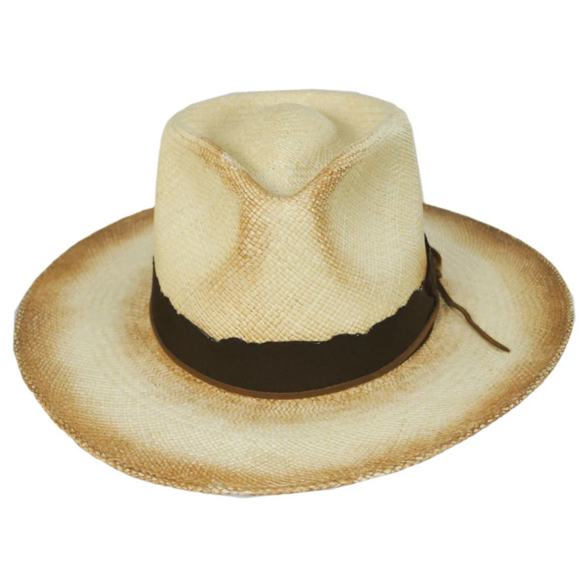 Sunny Panama Straw Fedora Hat - Image 2