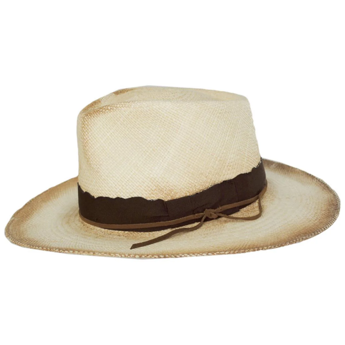 Sunny Panama Straw Fedora Hat - Image 3