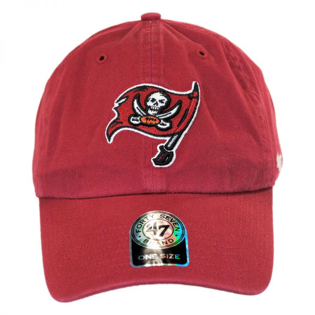 Tampa Bay Buccaneers NFL Clean Up Strapback Baseball Cap Dad Hat - Image 2