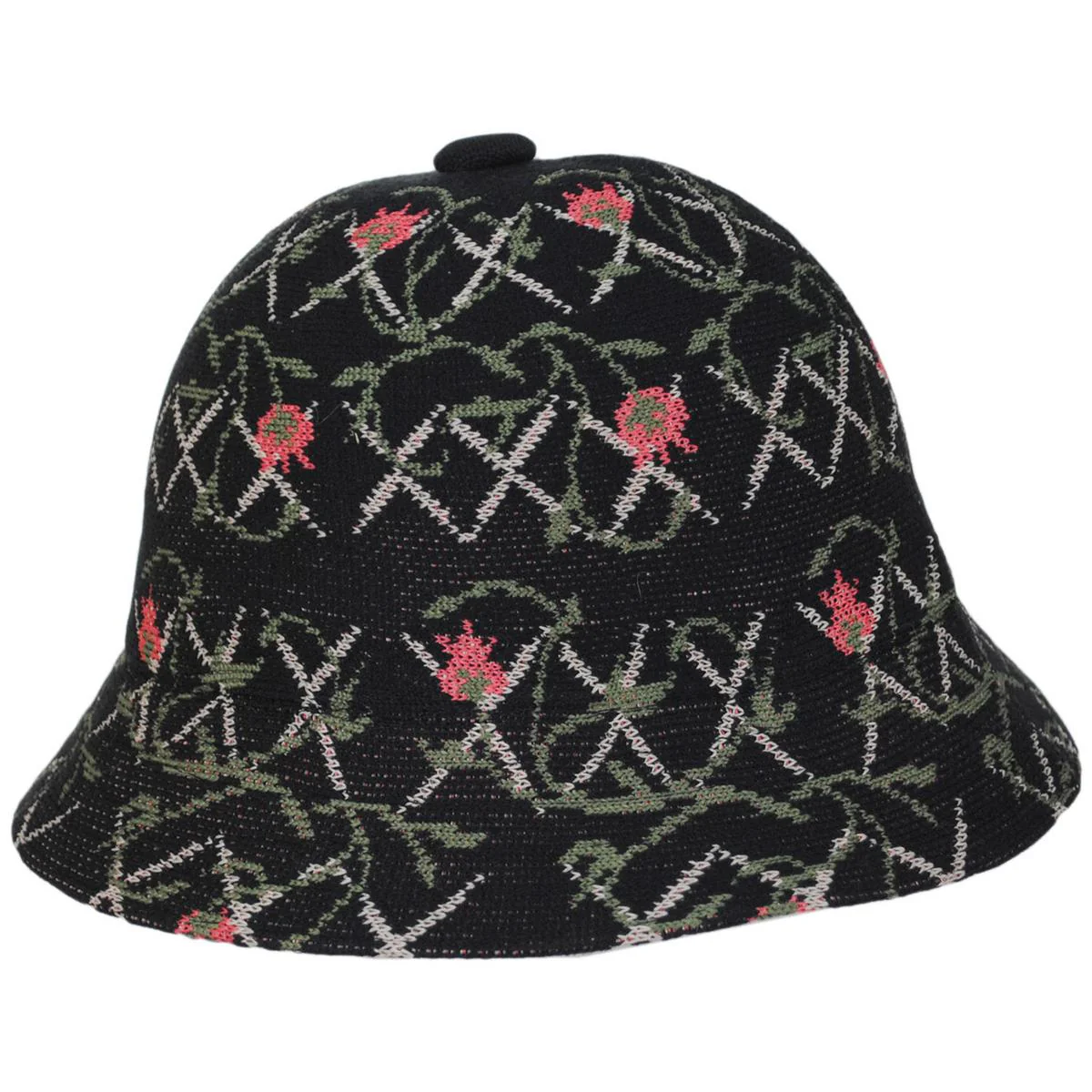 Tapestry Jacquard Knit Casual Bucket Hat - Image 3