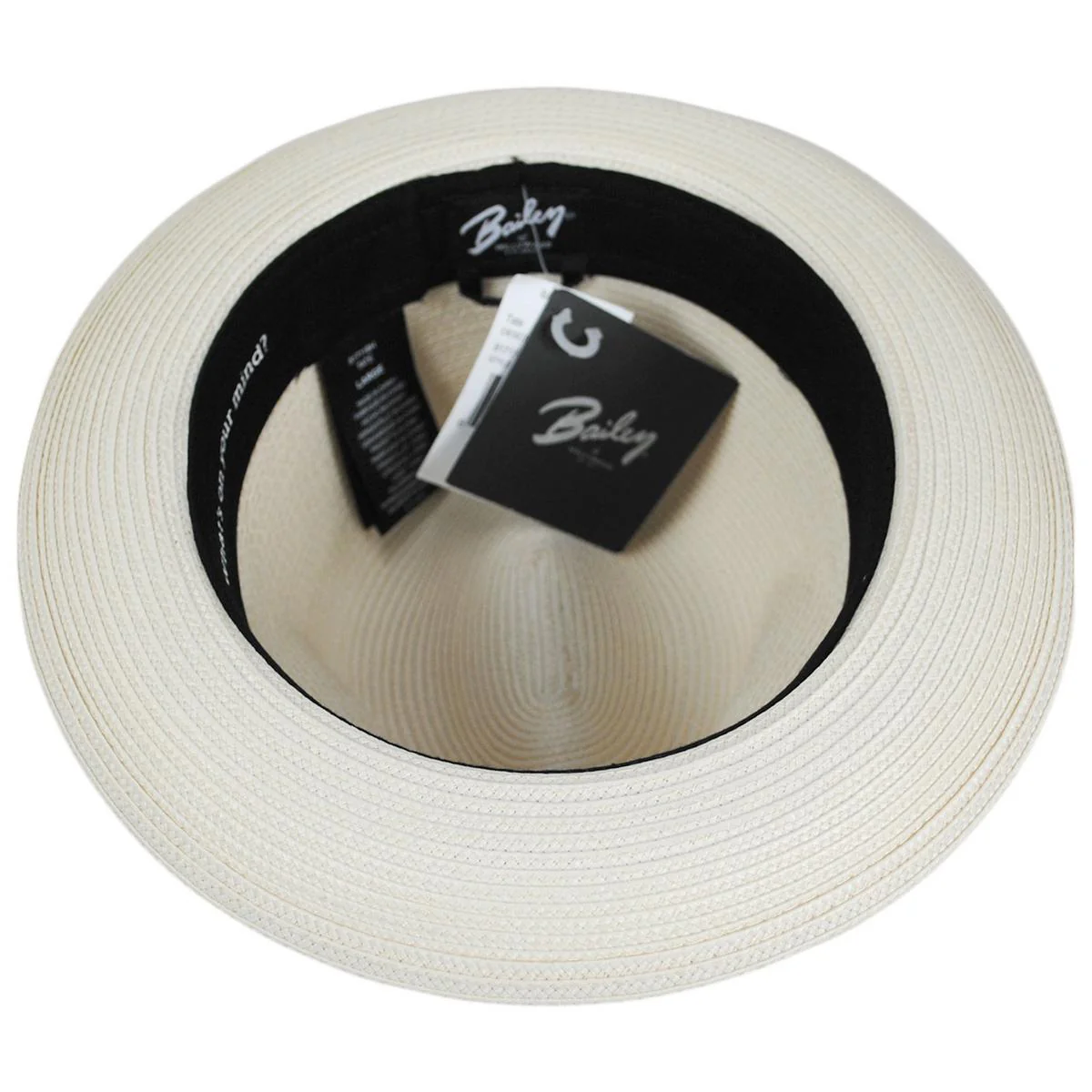 Tate Braided Straw Fedora Hat - Image 16