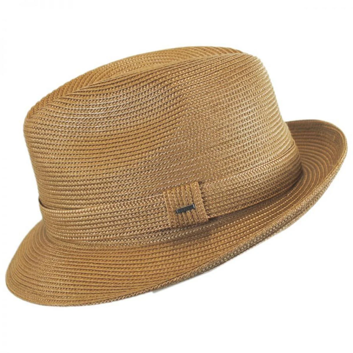 Tate Braided Straw Fedora Hat - Image 7