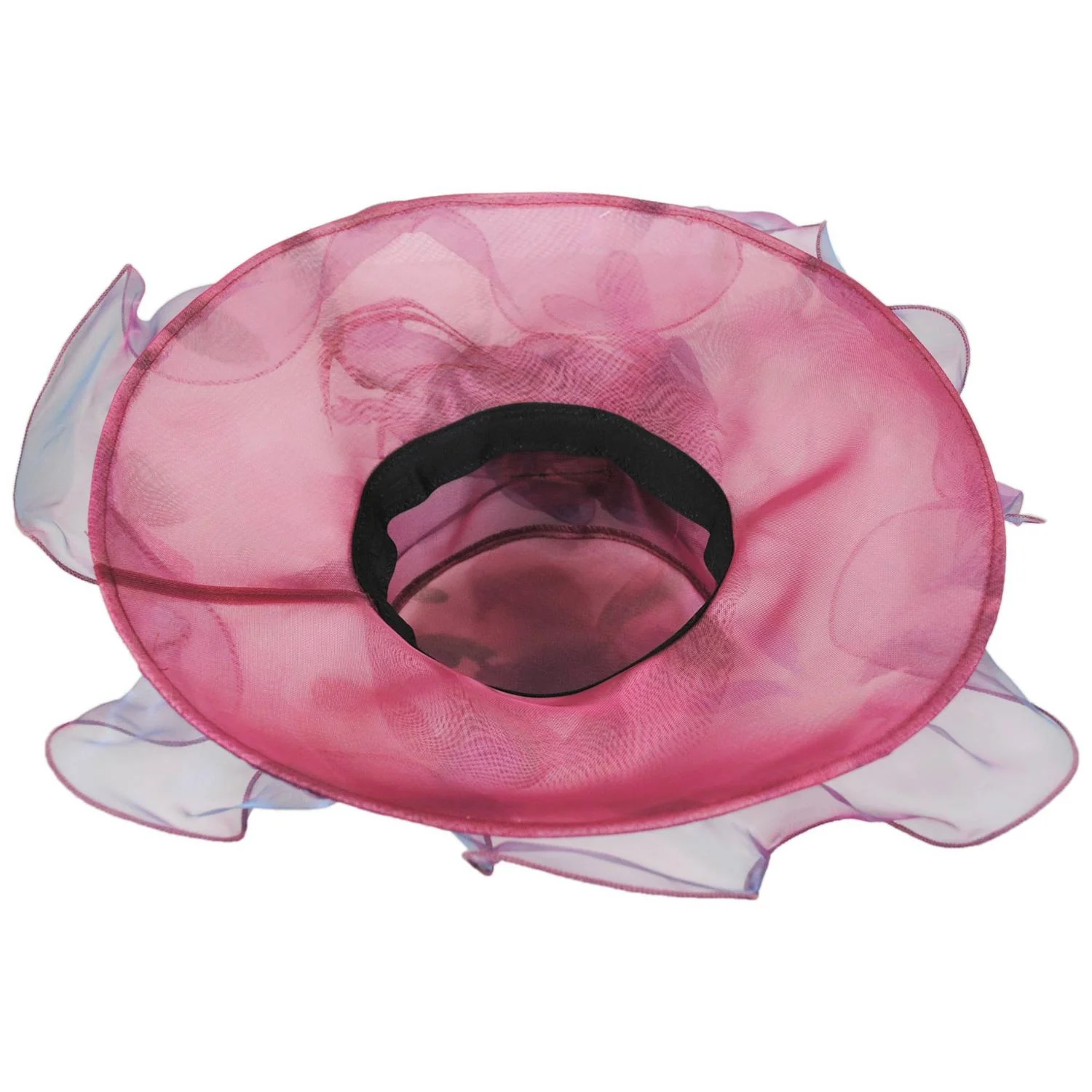 Tea Party Floral Organza Dress Hat - Image 4