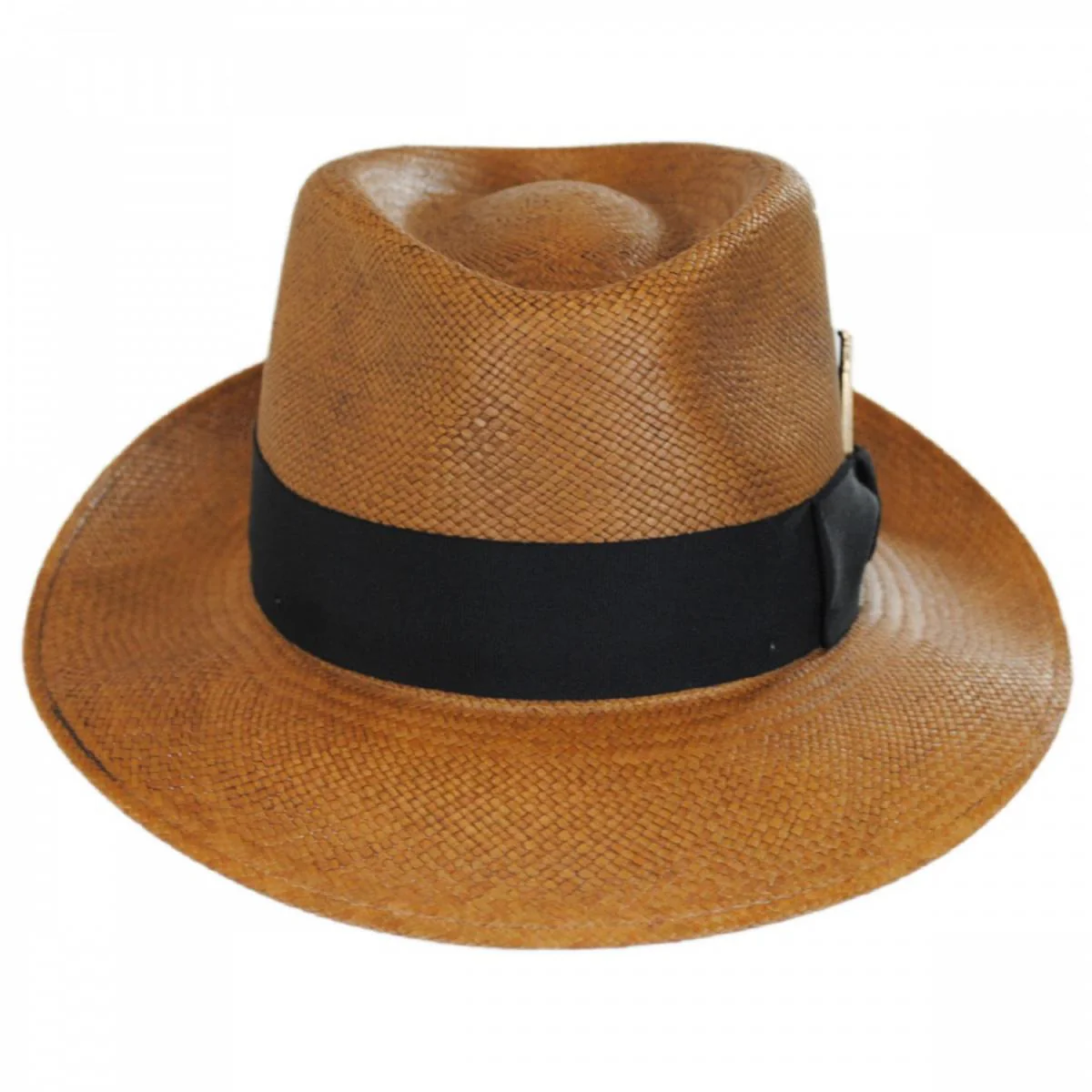 Tessier Panama Straw Fedora Hat - Image 2