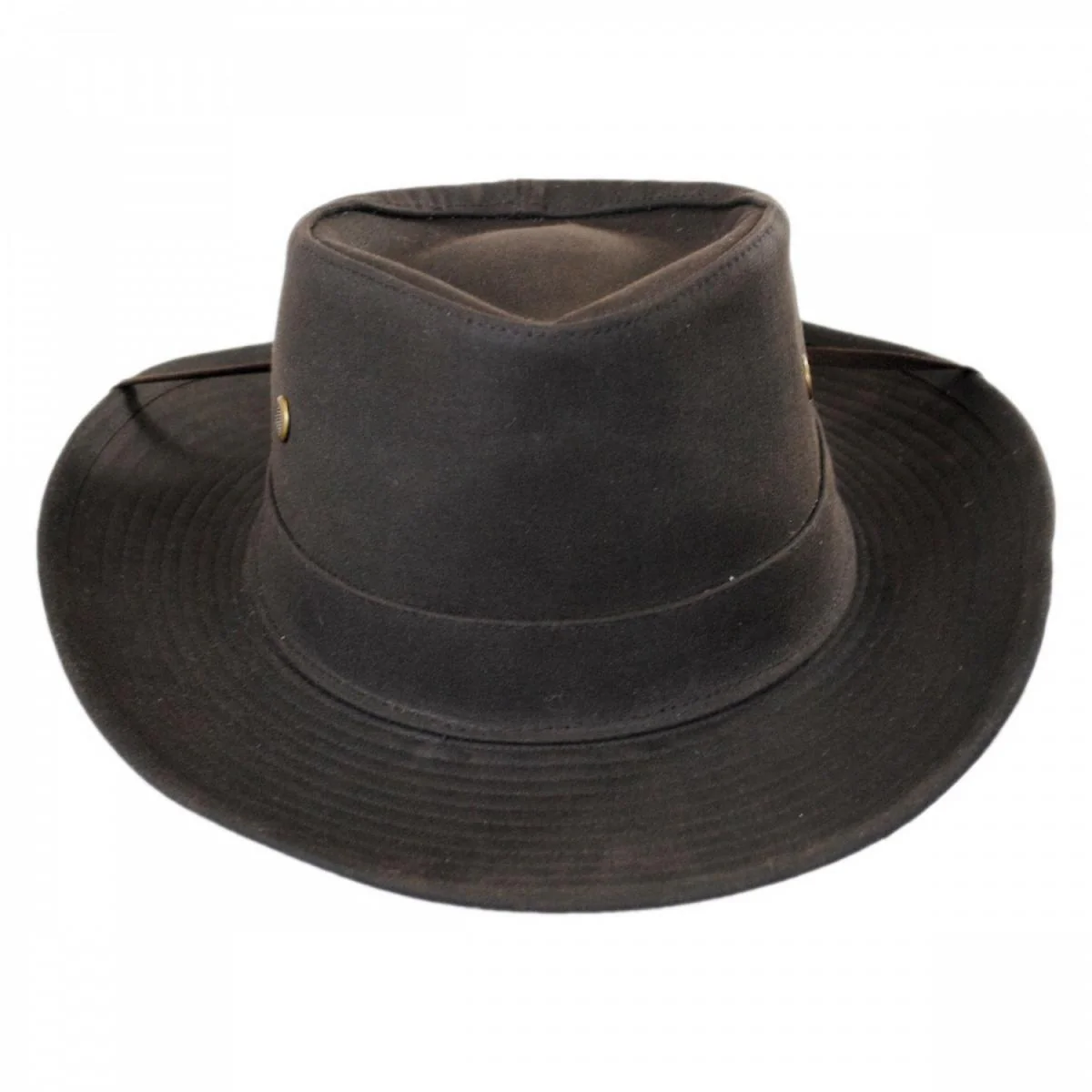 The McKenzie Waxed Cotton Outback Hat - Image 2