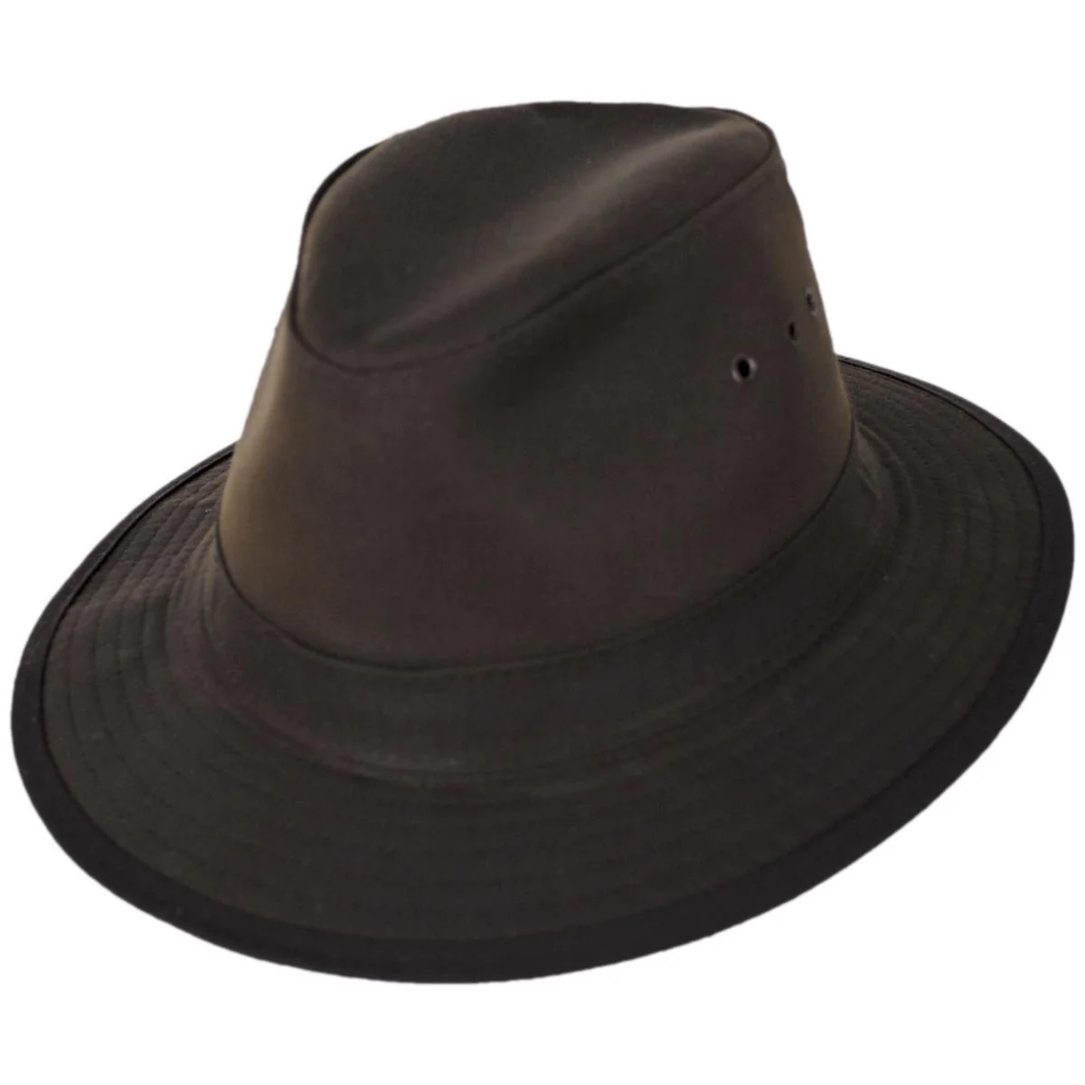 The Milford Wax Cotton Fedora Hat