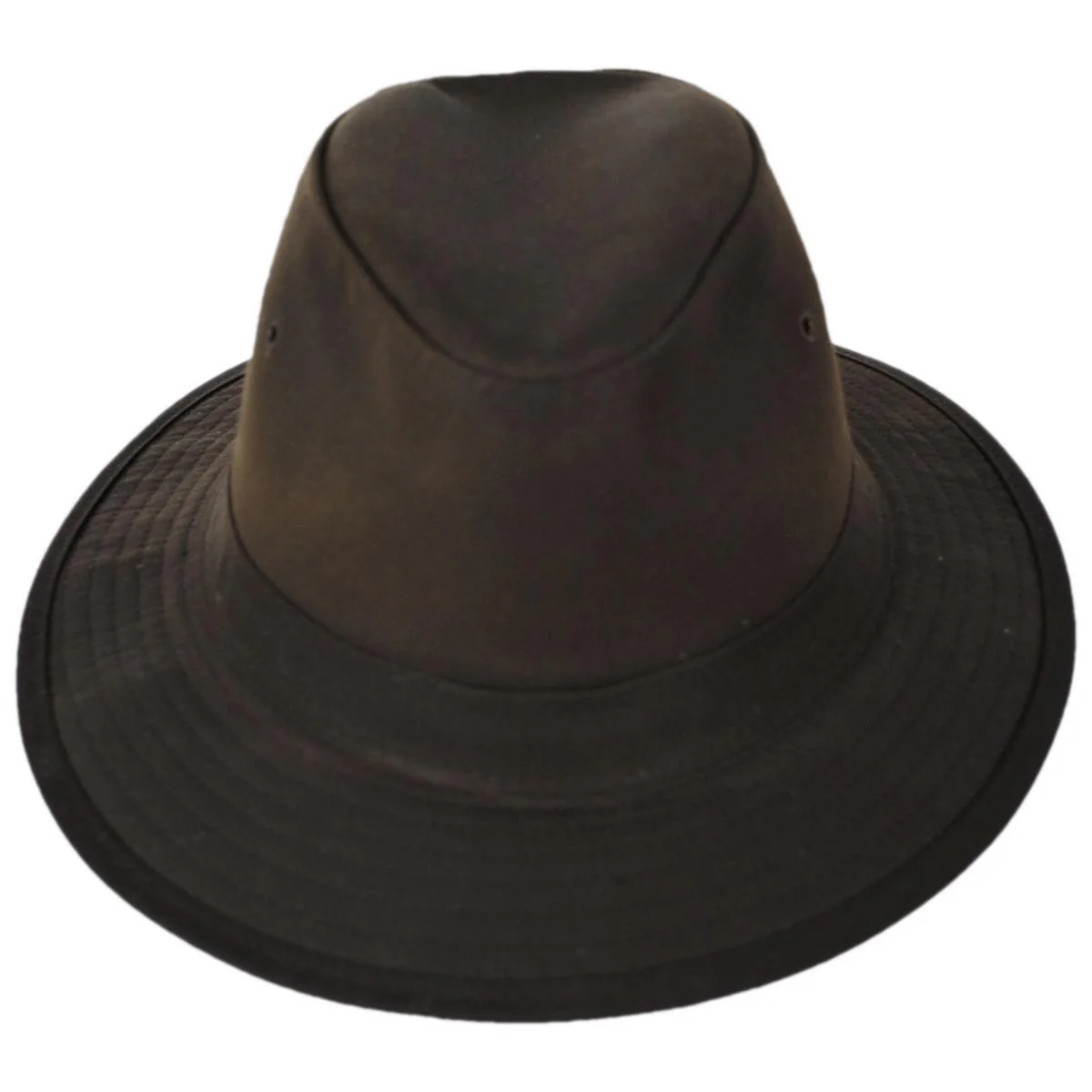 The Milford Wax Cotton Fedora Hat - Image 2