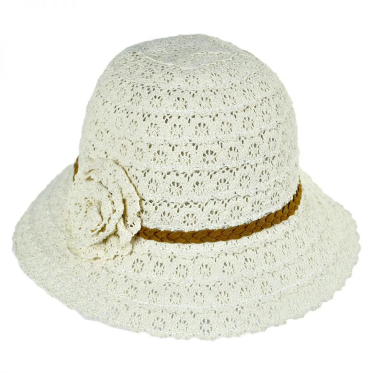 Toddler's Lace Cloche Hat