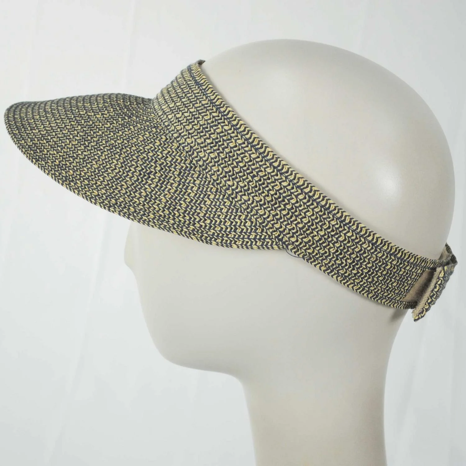 Toyo Braid Straw Tweed Visor Hat - Image 15