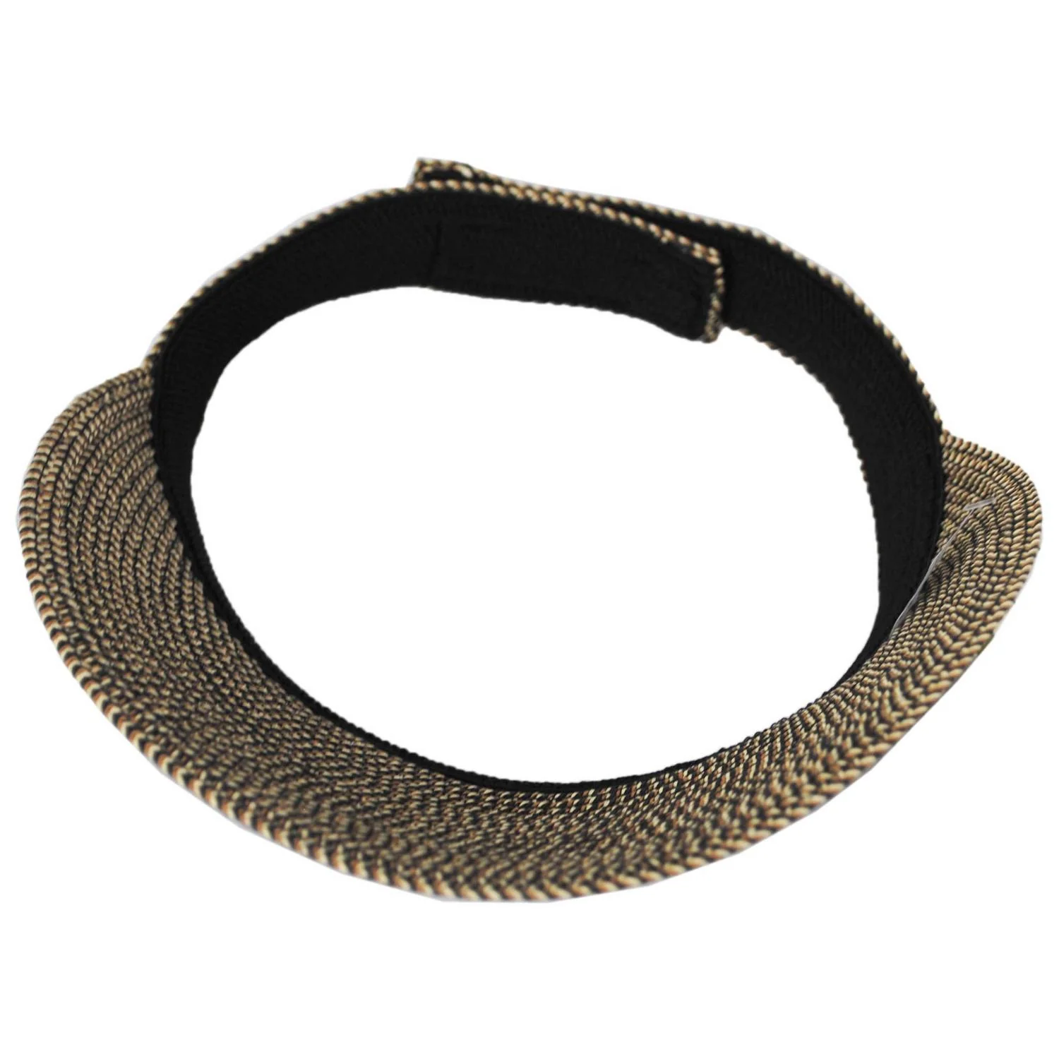 Toyo Braid Straw Tweed Visor Hat - Image 4