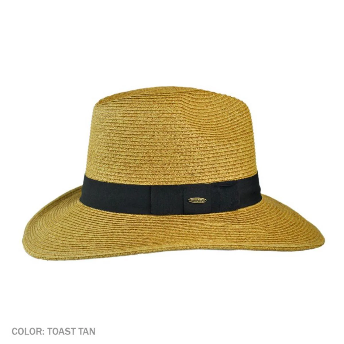Toyo Straw Braid Fedora Hat - Image 10