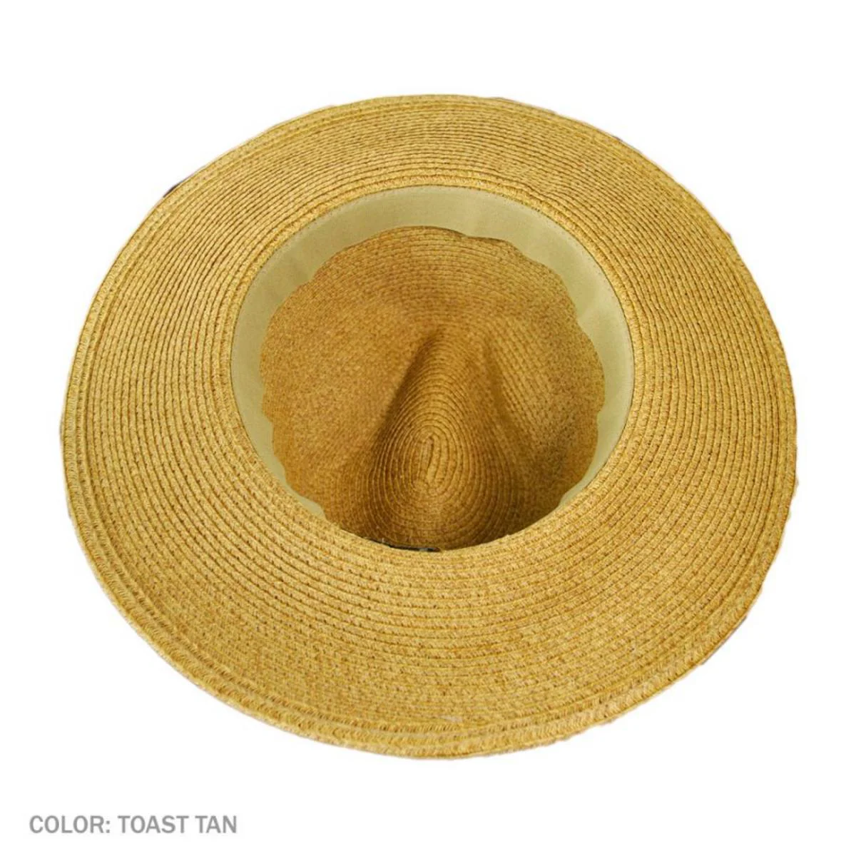 Toyo Straw Braid Fedora Hat - Image 11