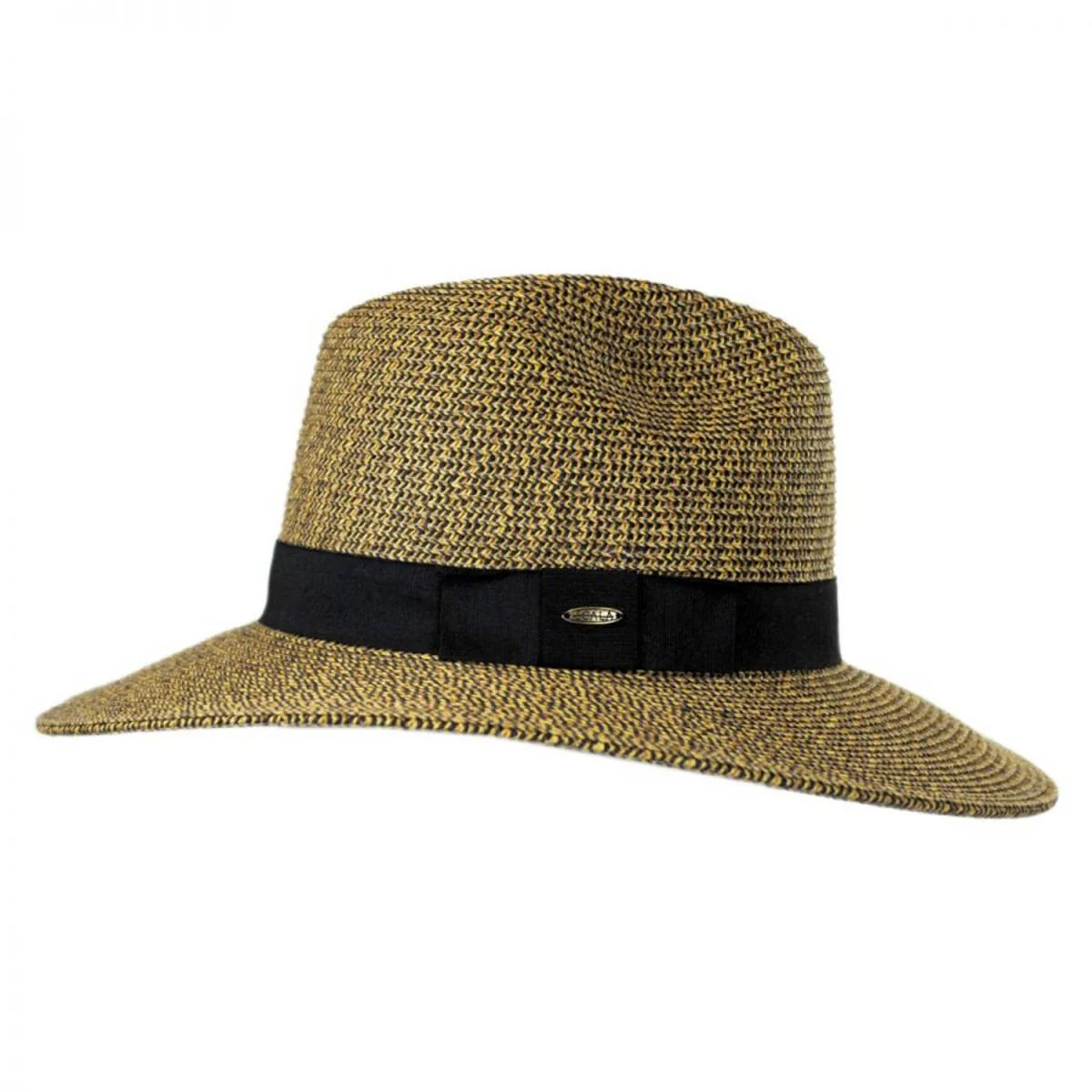 Toyo Straw Braid Fedora Hat - Image 3