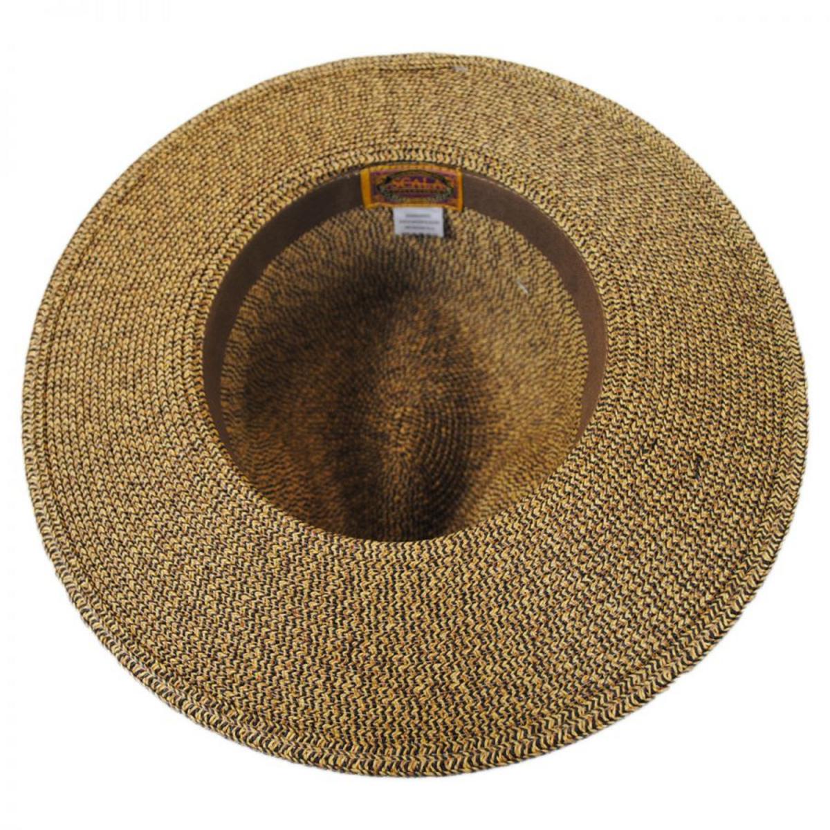 Toyo Straw Braid Fedora Hat - Image 4