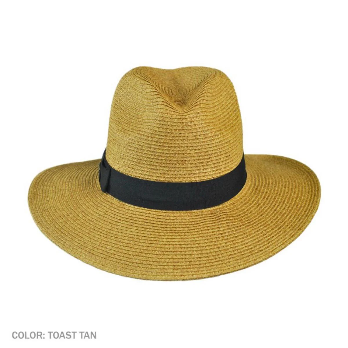 Toyo Straw Braid Fedora Hat - Image 9