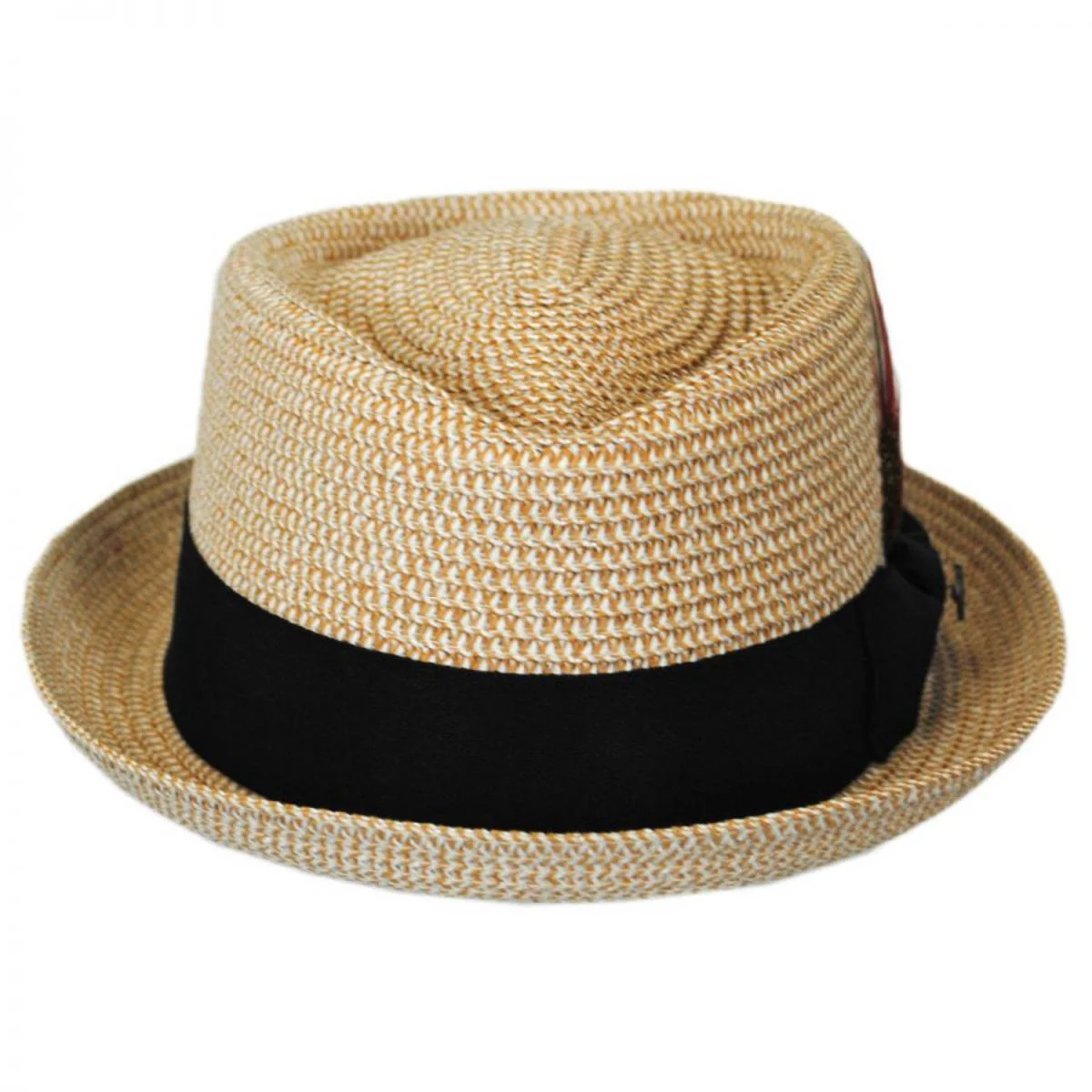 Toyo Straw Diamond Crown Fedora Hat - Image 4