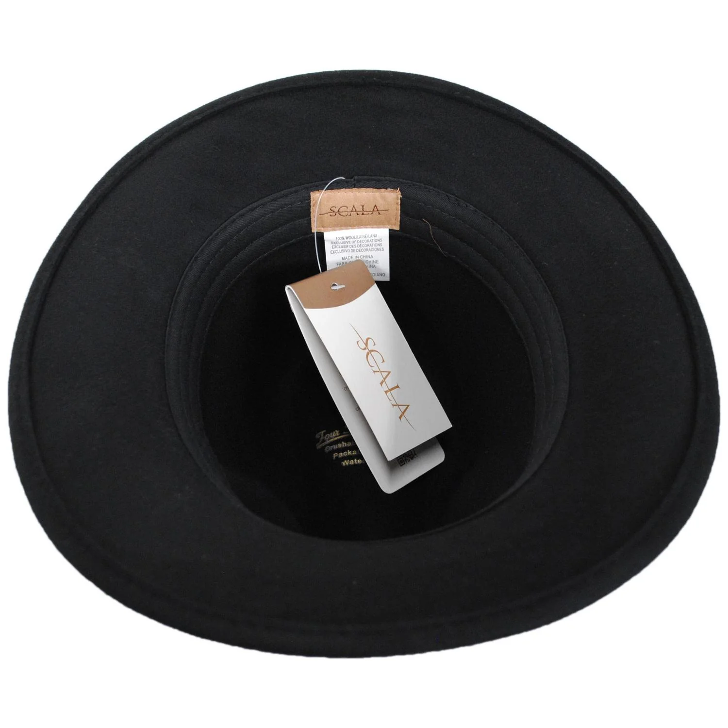 Traveler Crushable Wool Felt Safari Fedora Hat - Image 4