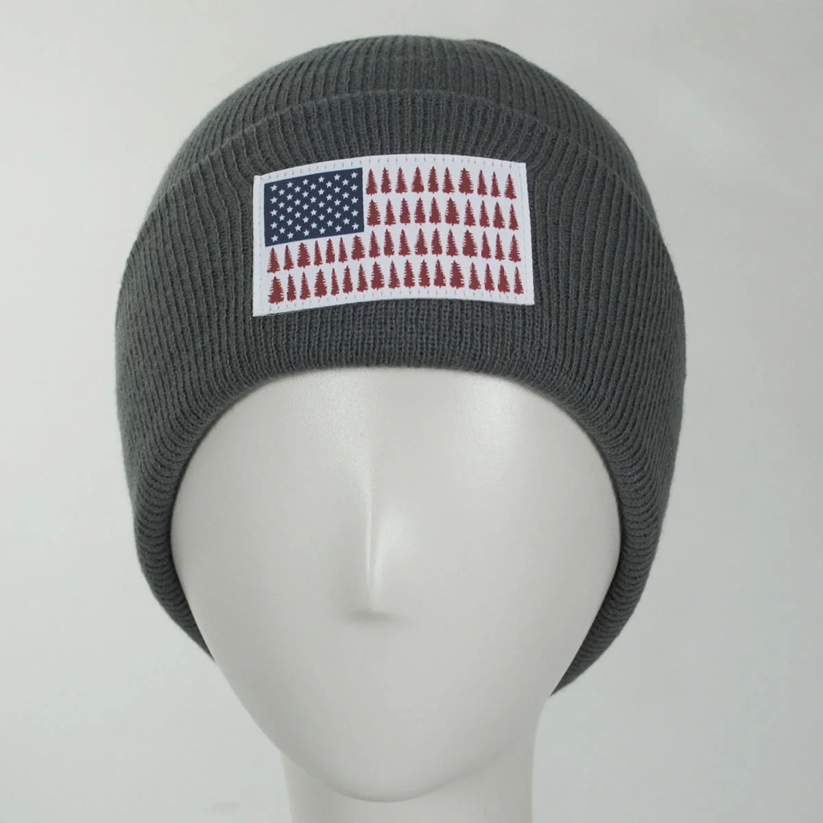 Tree Flag Acrylic Knit Cuffed Beanie Hat - Image 6