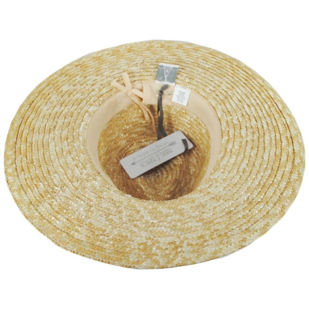 Tulum Wheat Straw Fedora Hat - Image 4