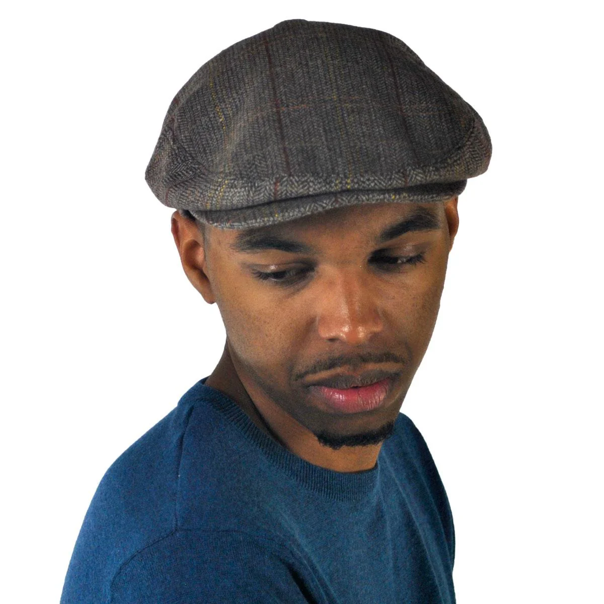 Tweed Wool Blend Ivy Cap - Image 7