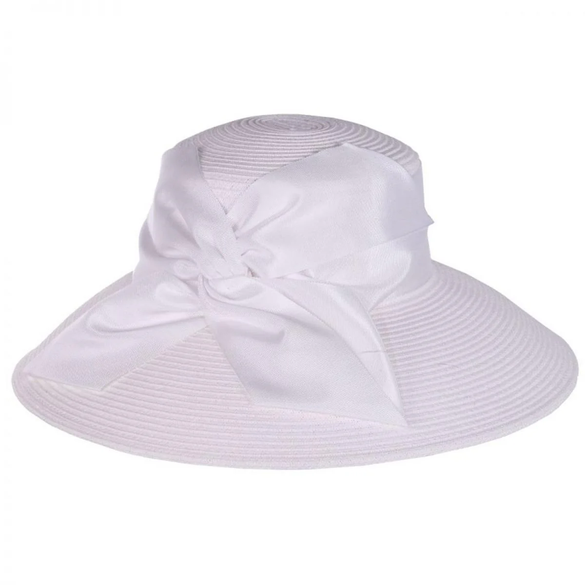 Twist Bow Packable Toyo Straw Lampshade Hat - Made to Order - Image 2