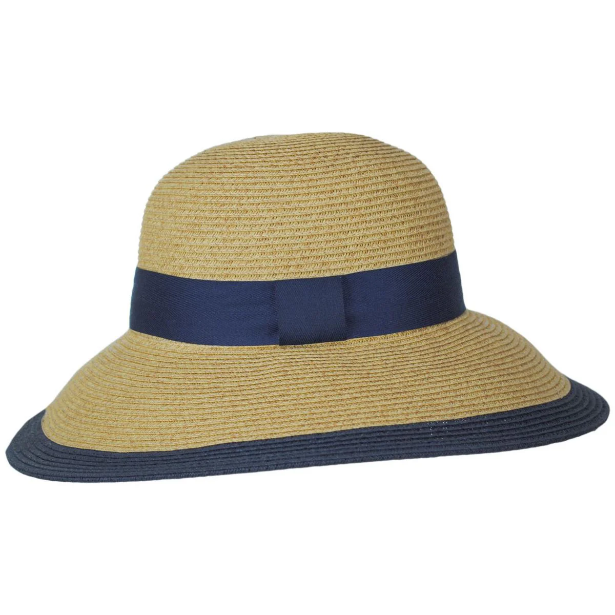 Two-Tone Twill Toyo Straw Dress Hat - Made to Order - Image 3