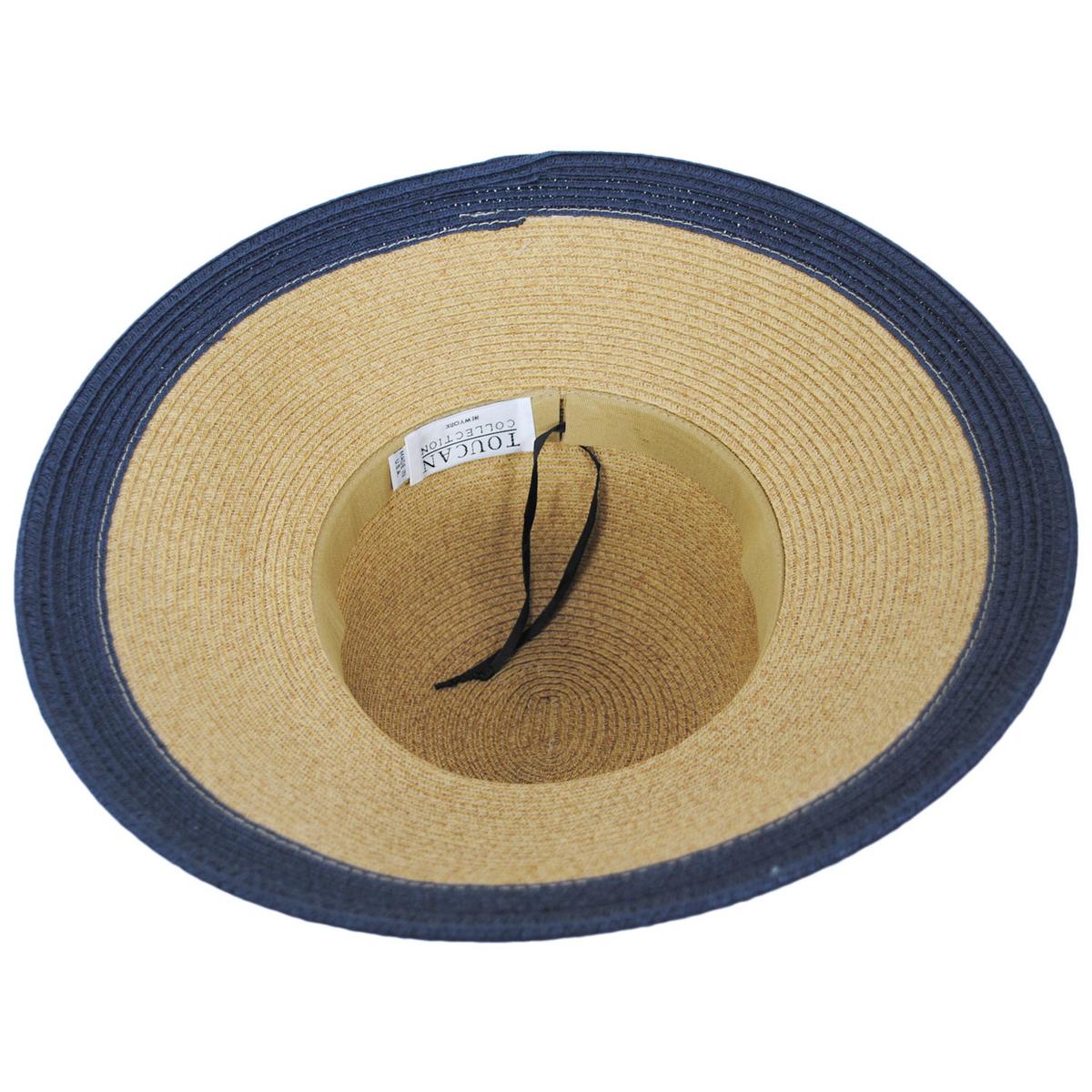Two-Tone Twill Toyo Straw Dress Hat - Made to Order - Image 4