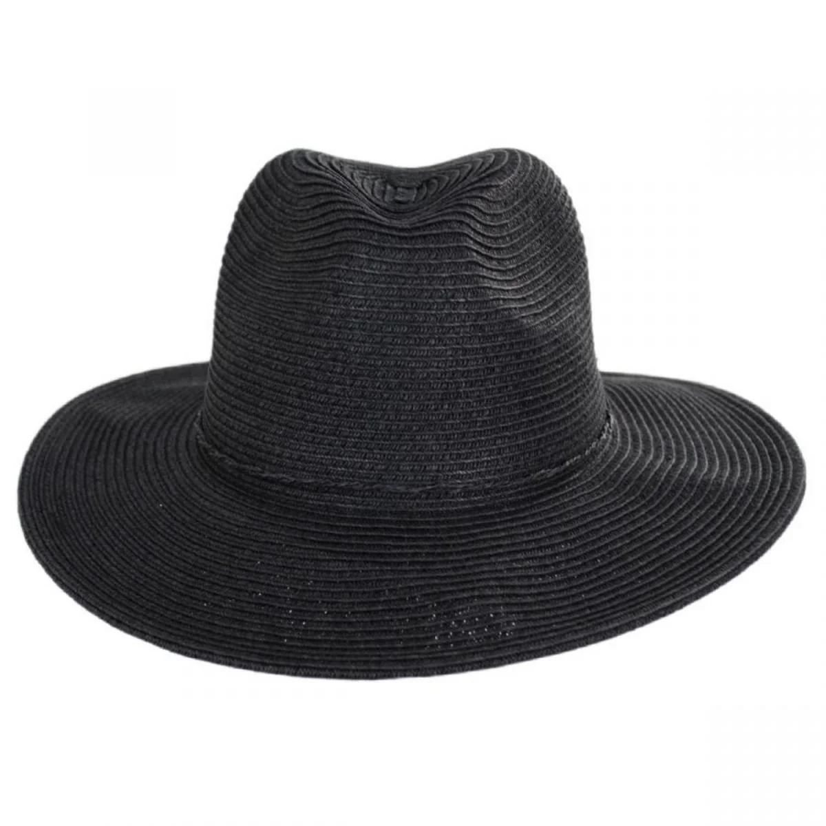 Ultrabraid Water Repellent Toyo Straw Fedora Rain Hat - Image 2