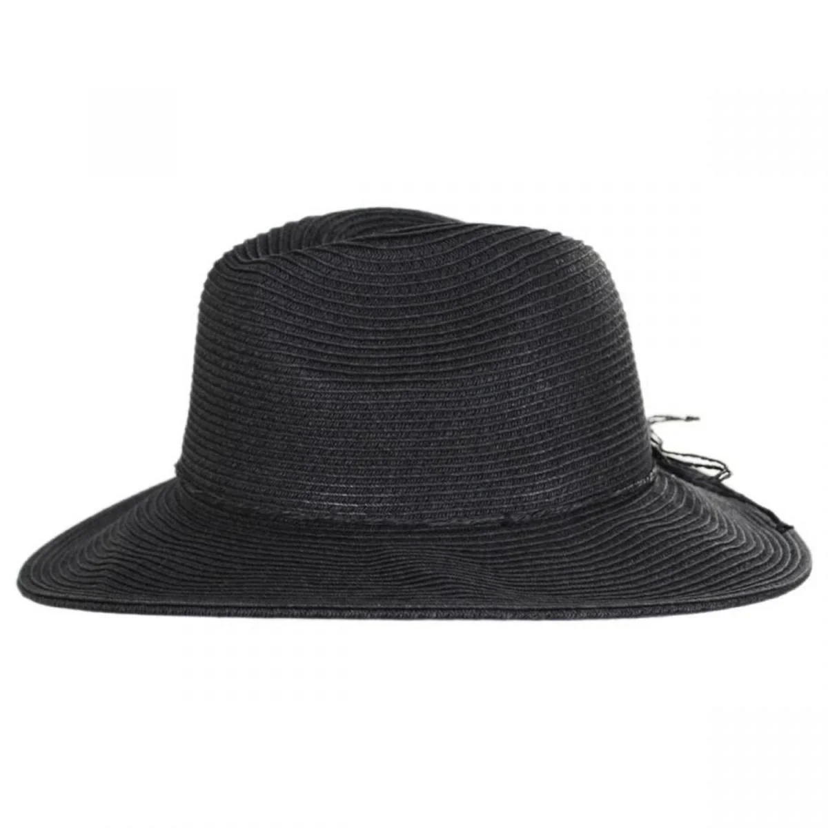 Ultrabraid Water Repellent Toyo Straw Fedora Rain Hat - Image 3
