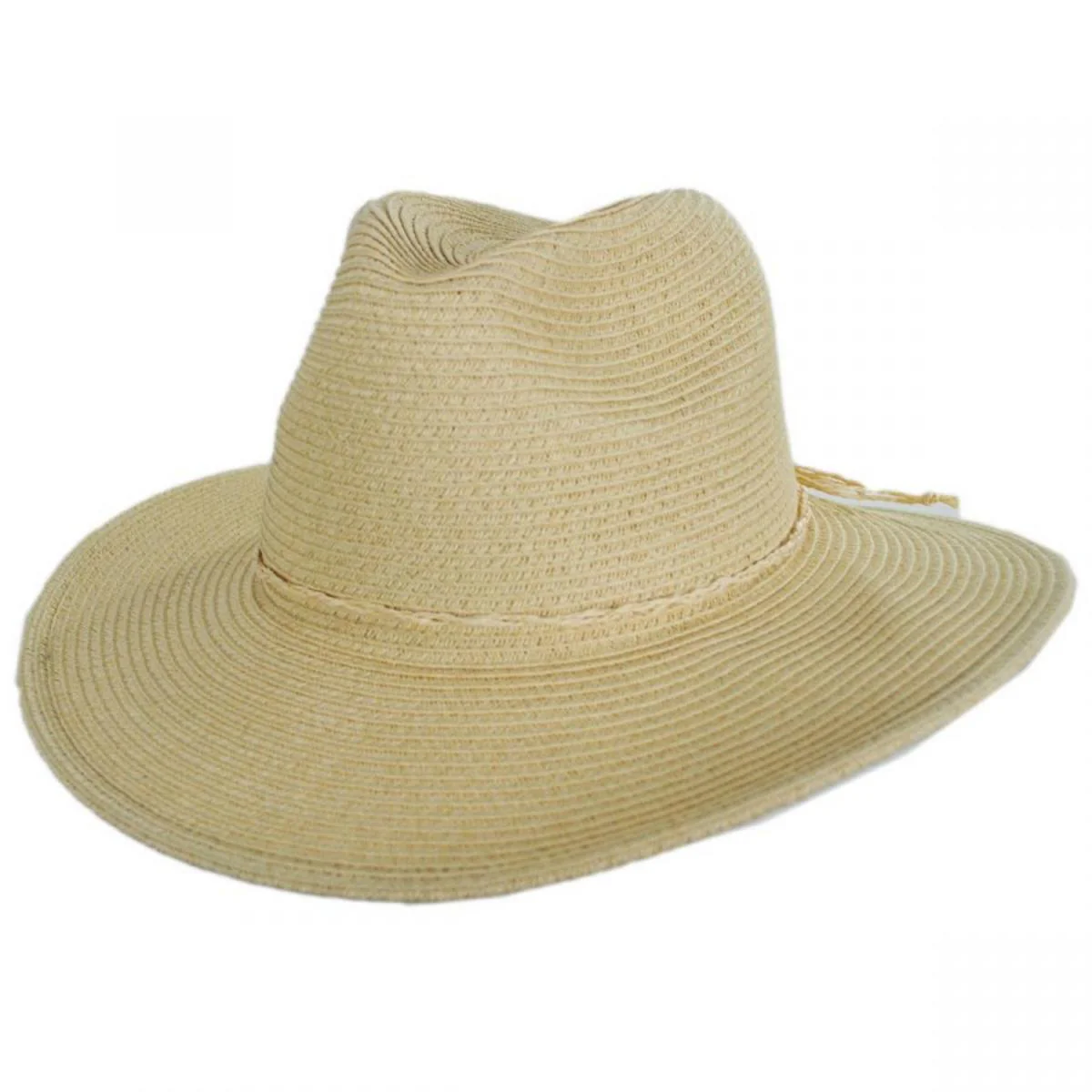 Ultrabraid Water Repellent Toyo Straw Fedora Rain Hat - Image 5