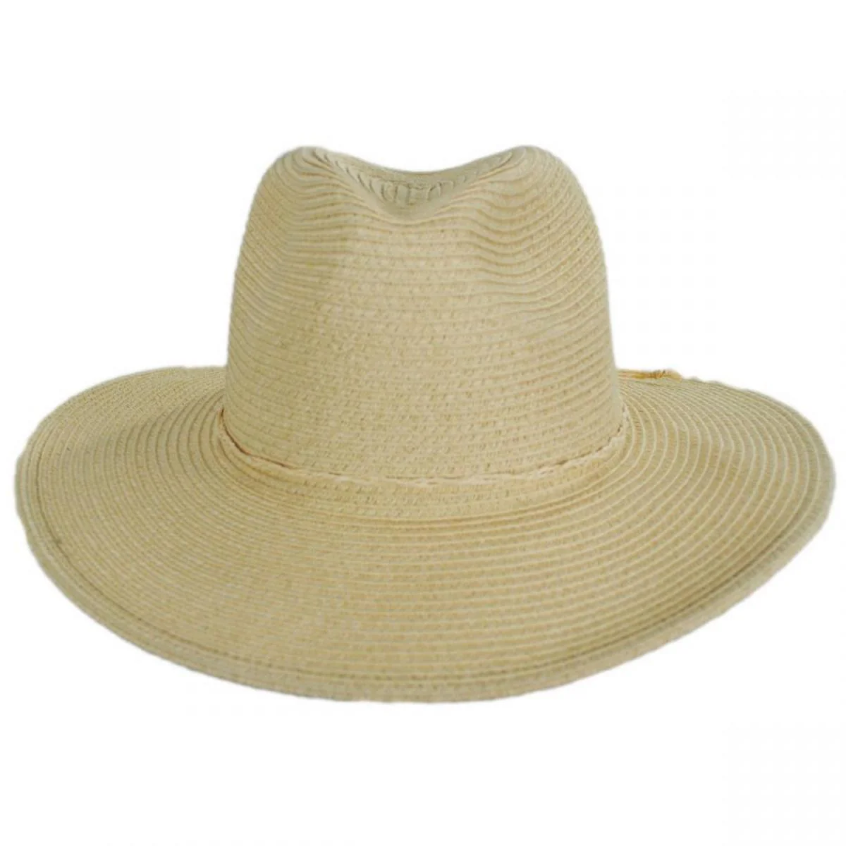 Ultrabraid Water Repellent Toyo Straw Fedora Rain Hat - Image 6