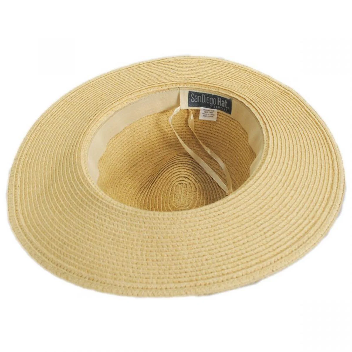 Ultrabraid Water Repellent Toyo Straw Fedora Rain Hat - Image 8