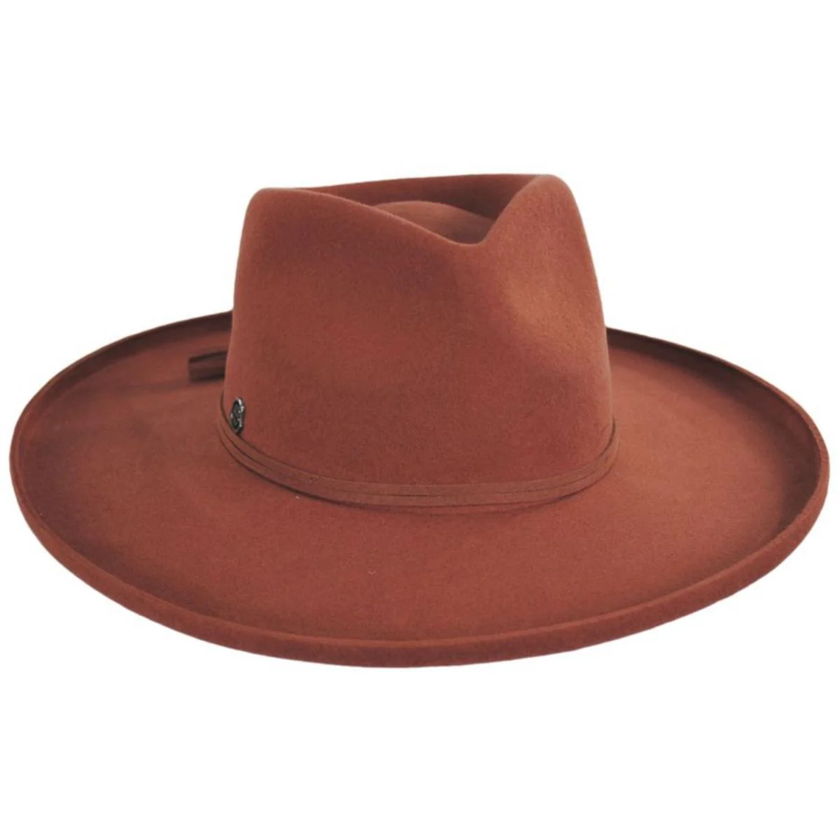 V.C. Revel Heart Wool Felt Rancher Fedora Hat