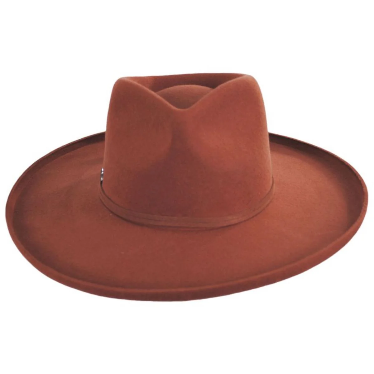 V.C. Revel Heart Wool Felt Rancher Fedora Hat - Image 2
