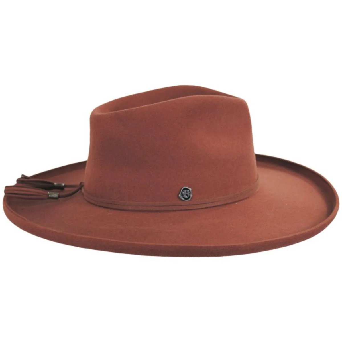 V.C. Revel Heart Wool Felt Rancher Fedora Hat - Image 3