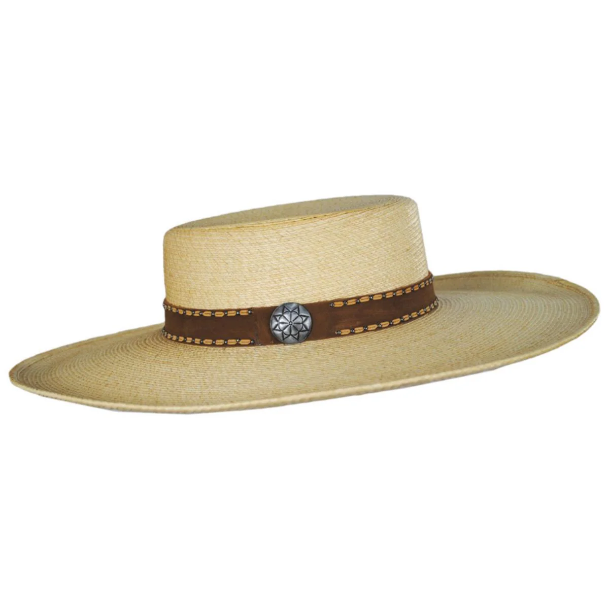 Vaquera Palm Leaf Straw Bolero Hat - Image 4