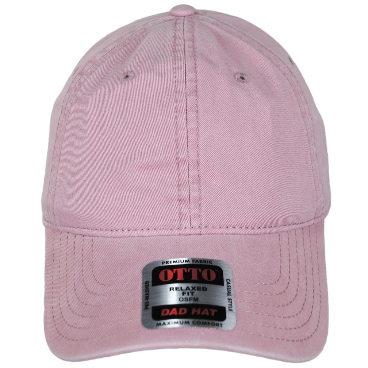 LoPro Washed Cotton Twill Strapback Baseball Cap Dad Hat - Image 56